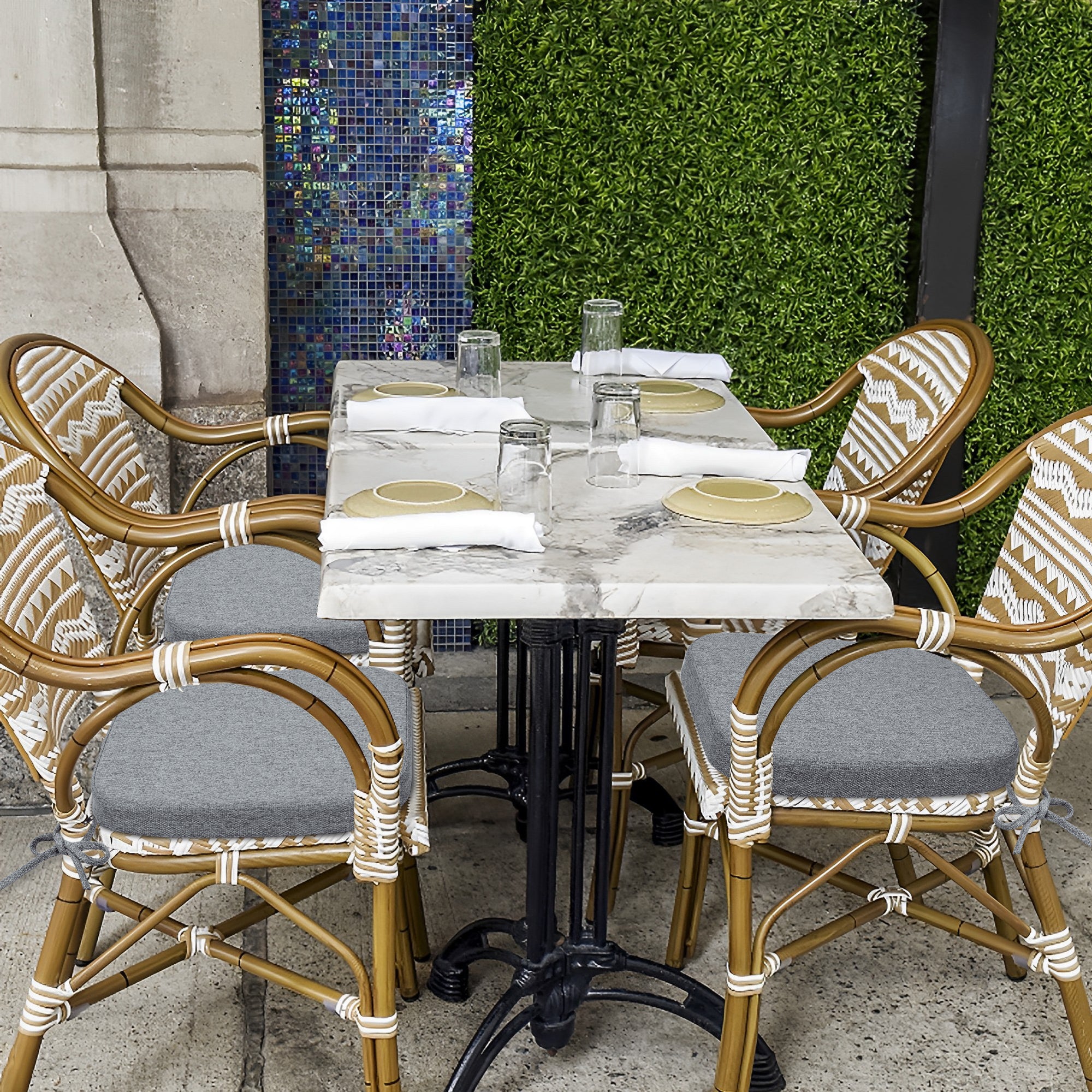 Square Memory Foam Dining Chair Cushion - Shinnwa