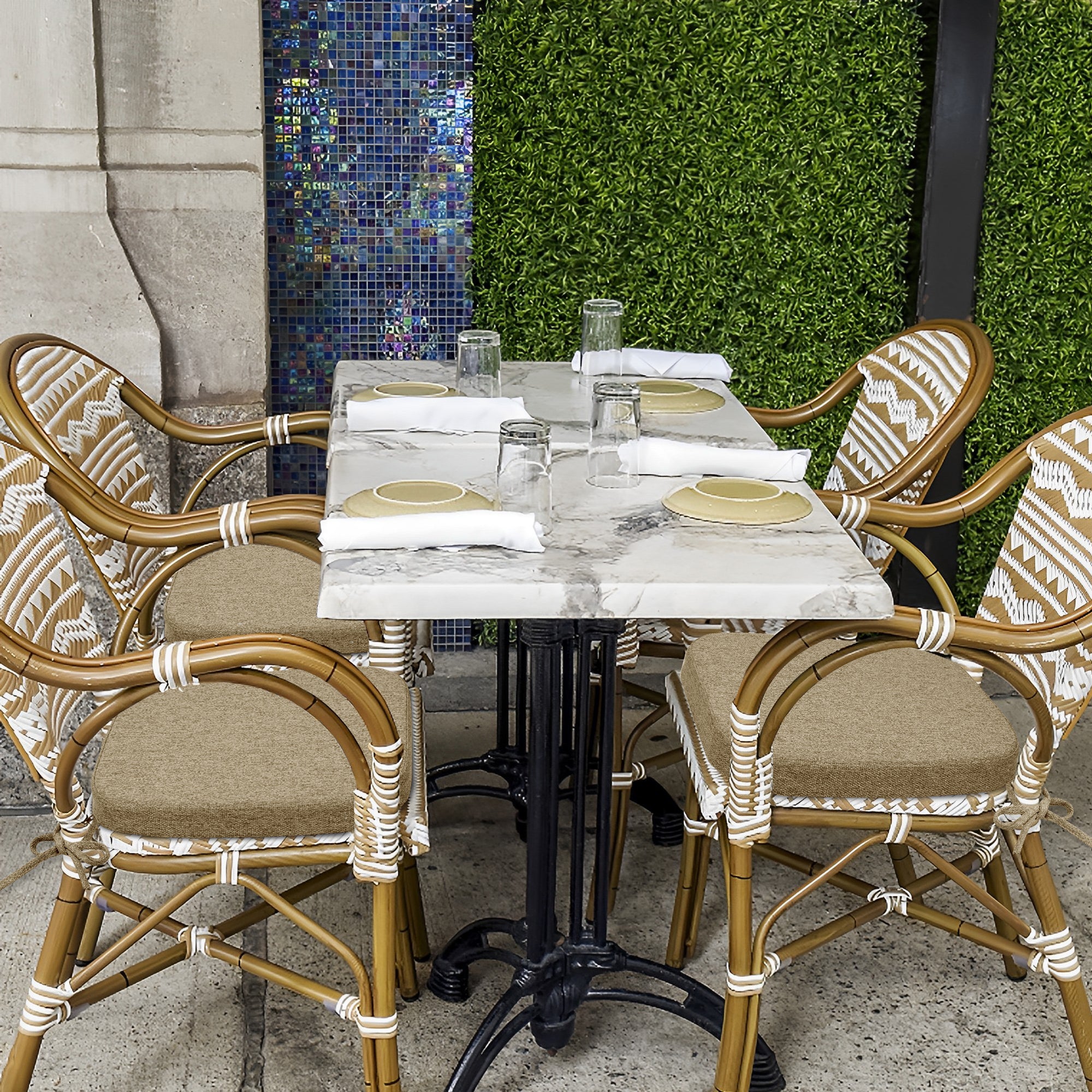 Square Memory Foam Dining Chair Cushion - Shinnwa