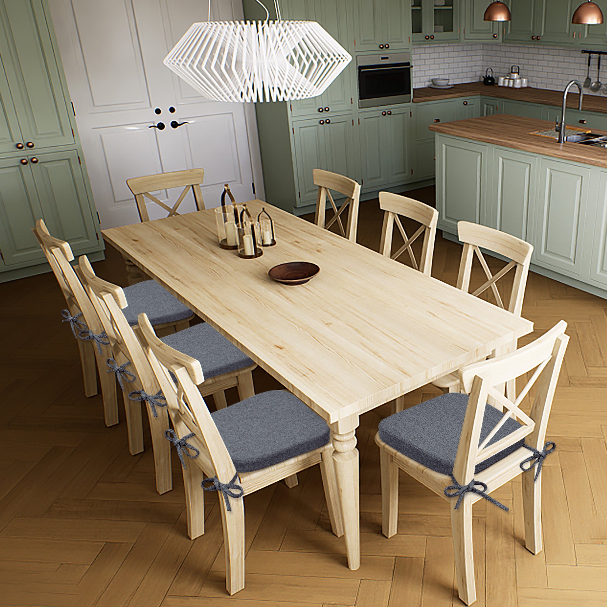 Square Memory Foam Dining Chair Cushion - Shinnwa