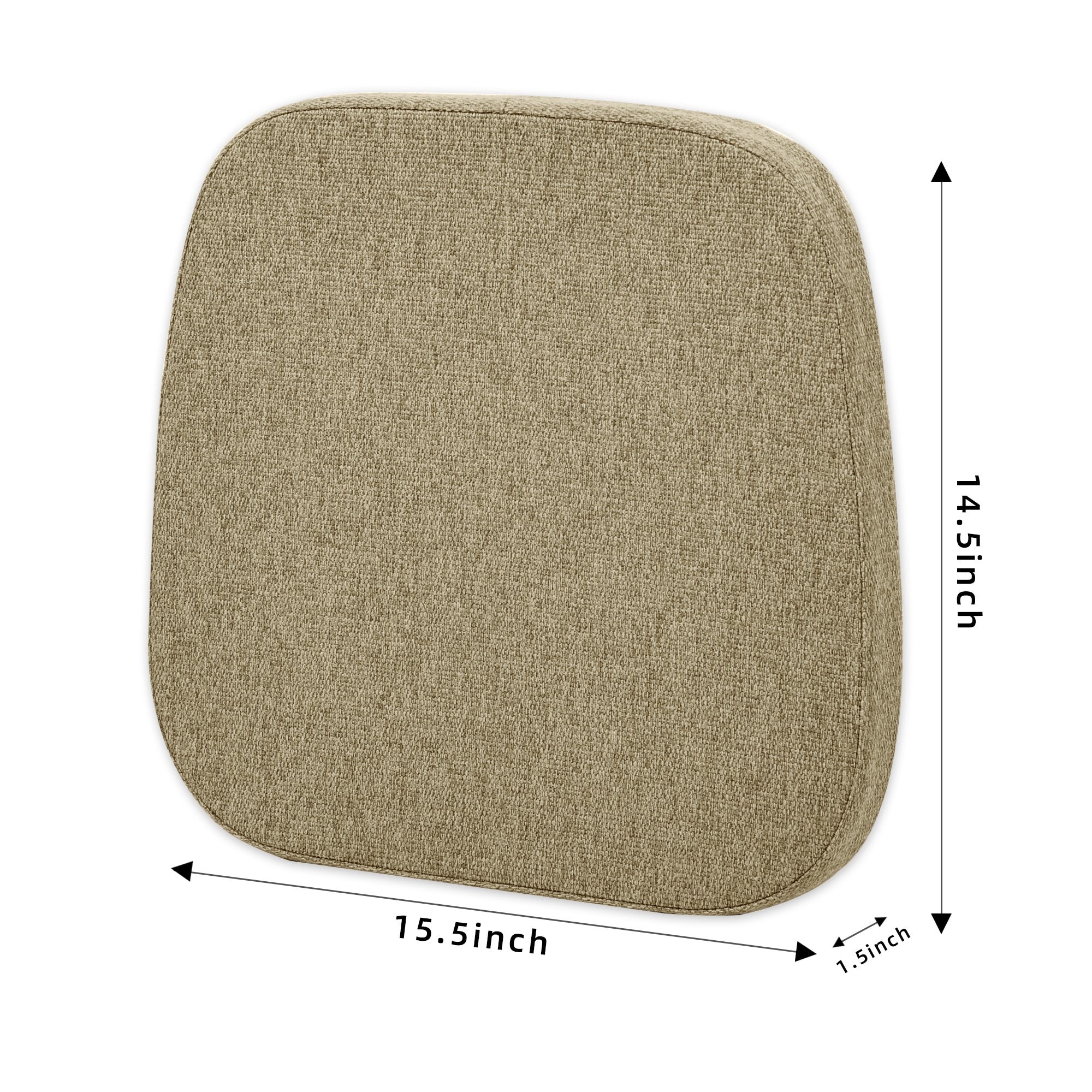 Square Memory Foam Dining Chair Cushion - Shinnwa