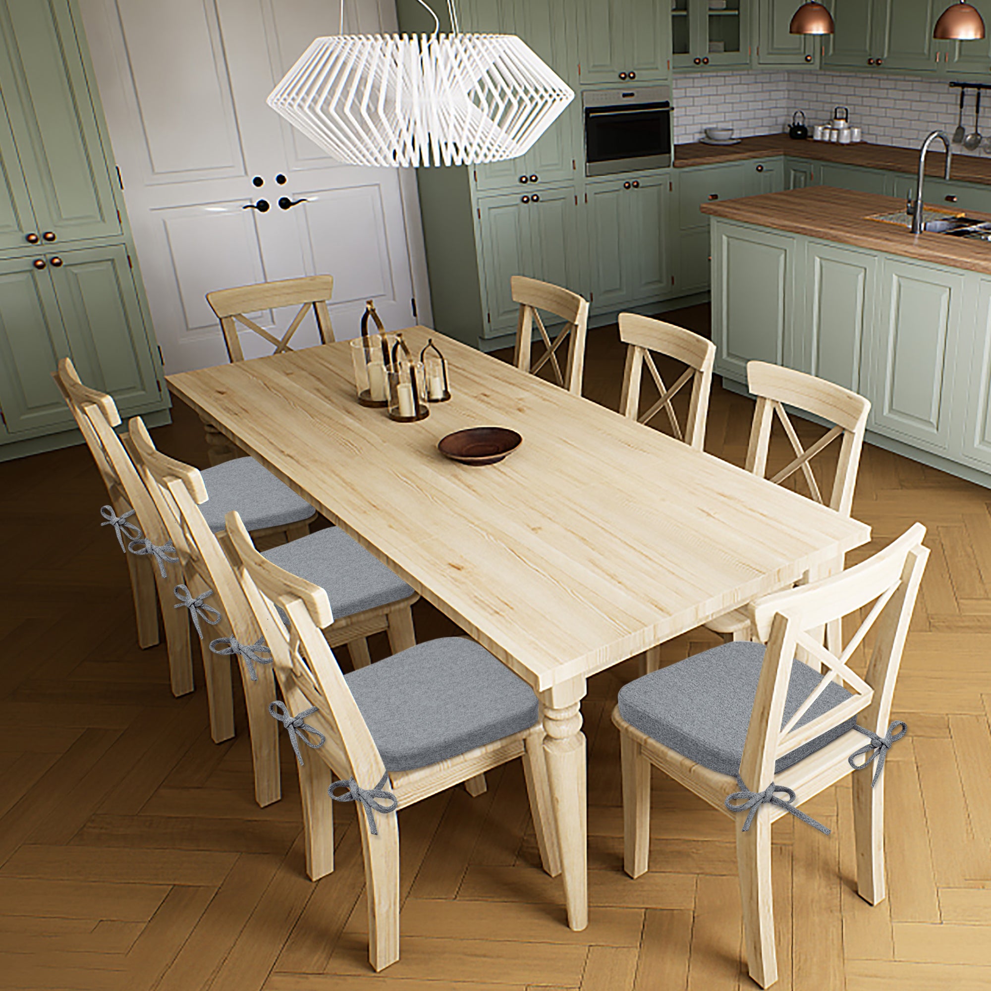 Square Memory Foam Dining Chair Cushion - Shinnwa