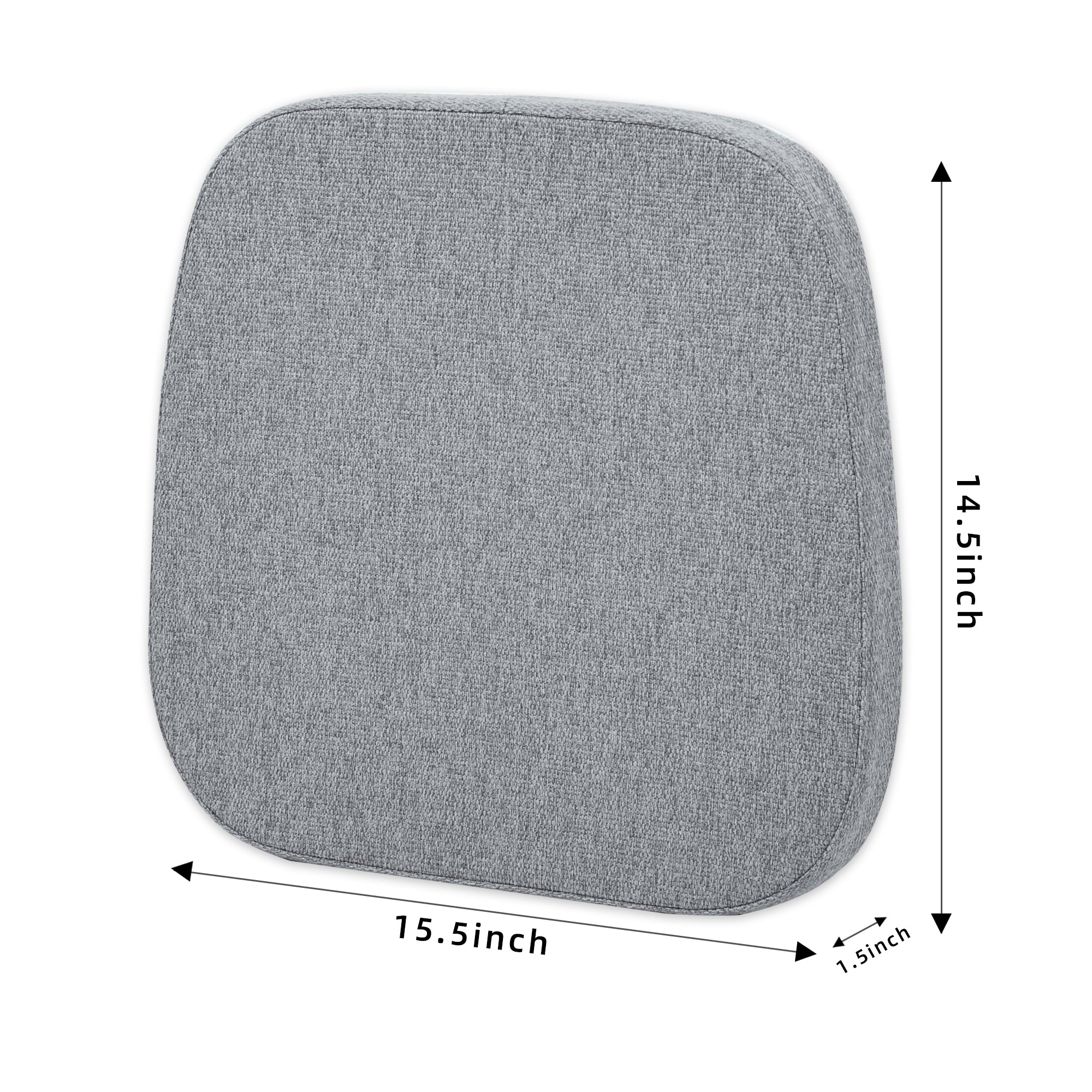 Square Memory Foam Dining Chair Cushion - Shinnwa