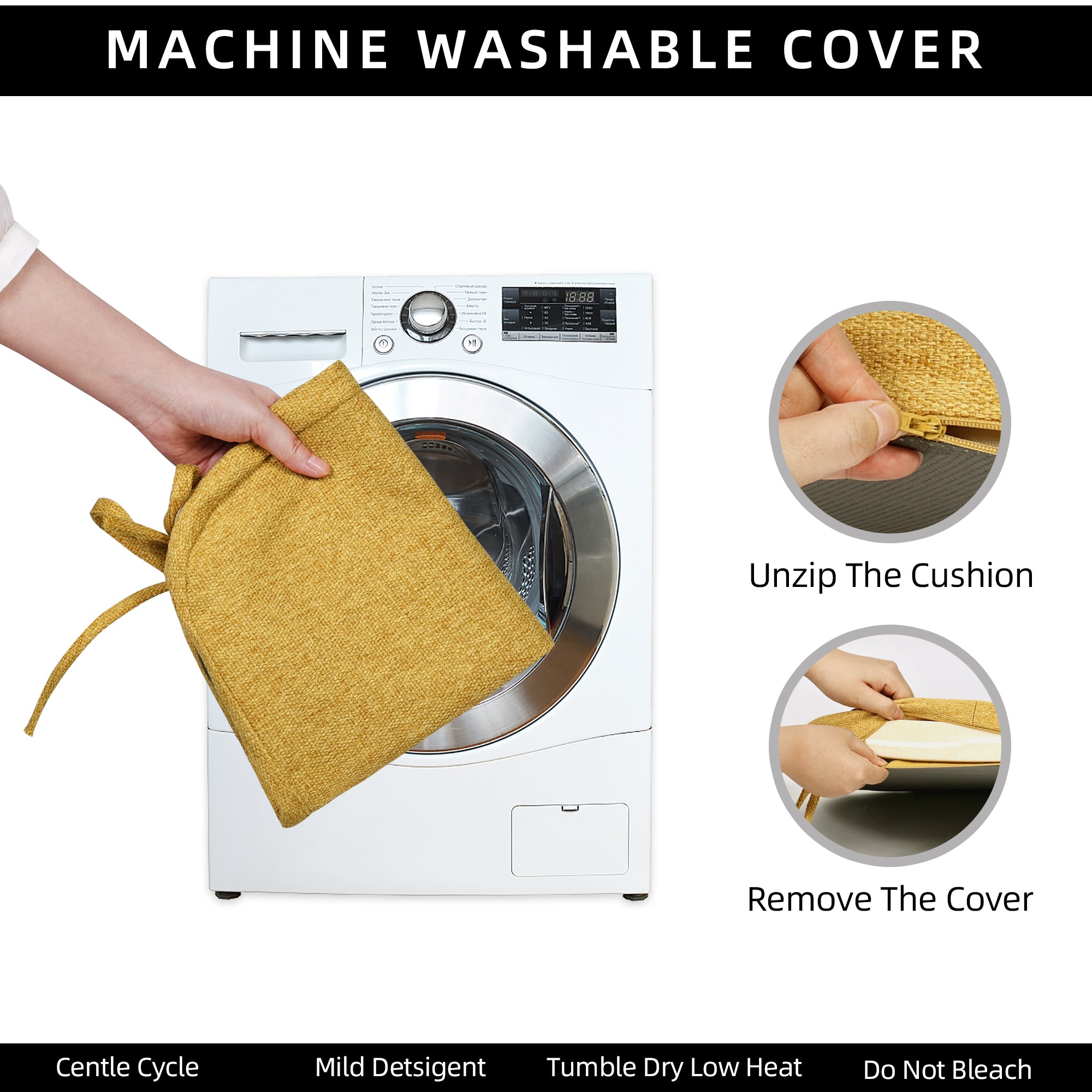 Square Memory Foam Dining Chair Cushion - Shinnwa