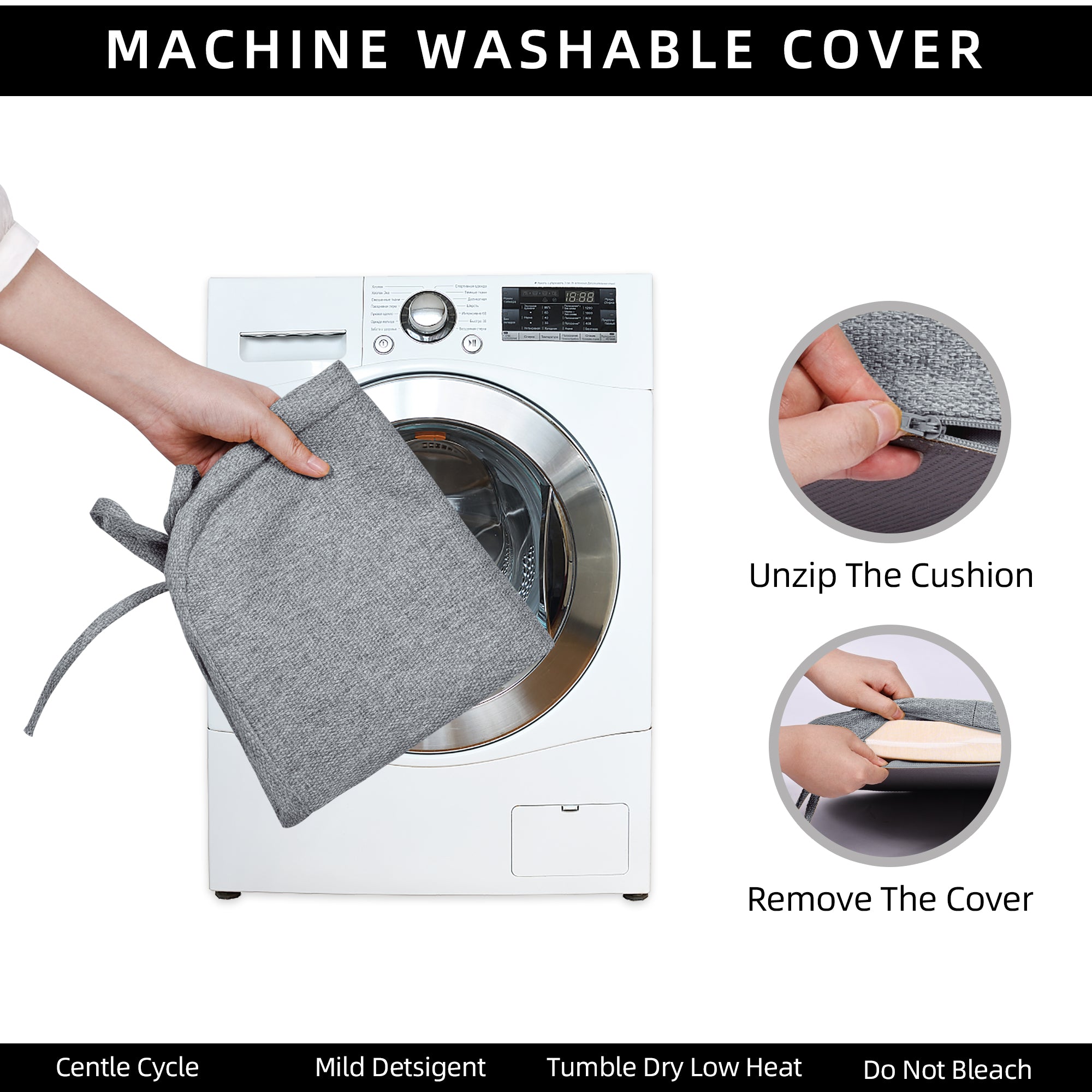 Square Memory Foam Dining Chair Cushion - Shinnwa