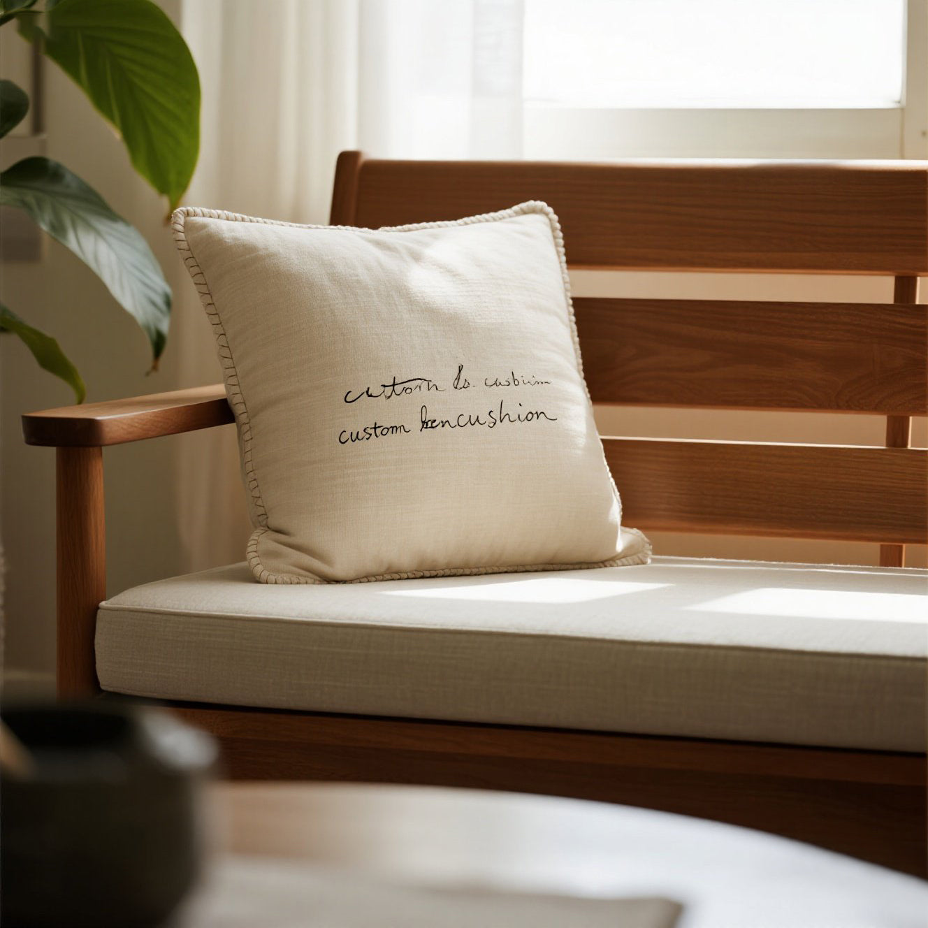 Custom Bench Cushions Indoor Outdoor - Shinnwa