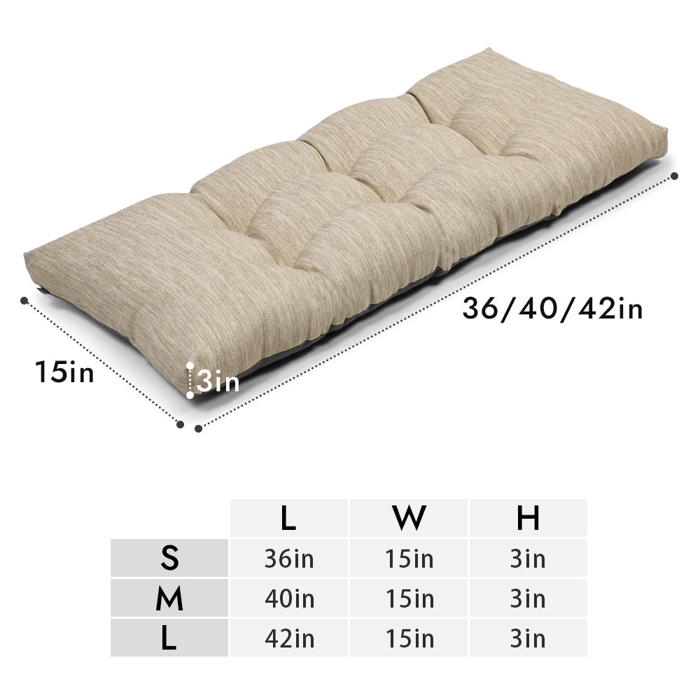 Indoor/Outdoor Bench Cushion - Shinnwa