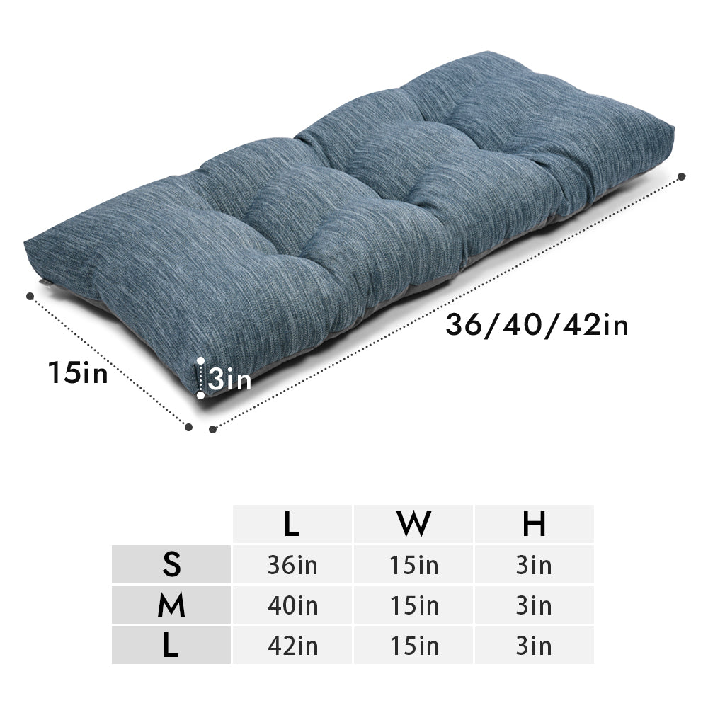 Indoor/Outdoor Bench Cushion - Shinnwa