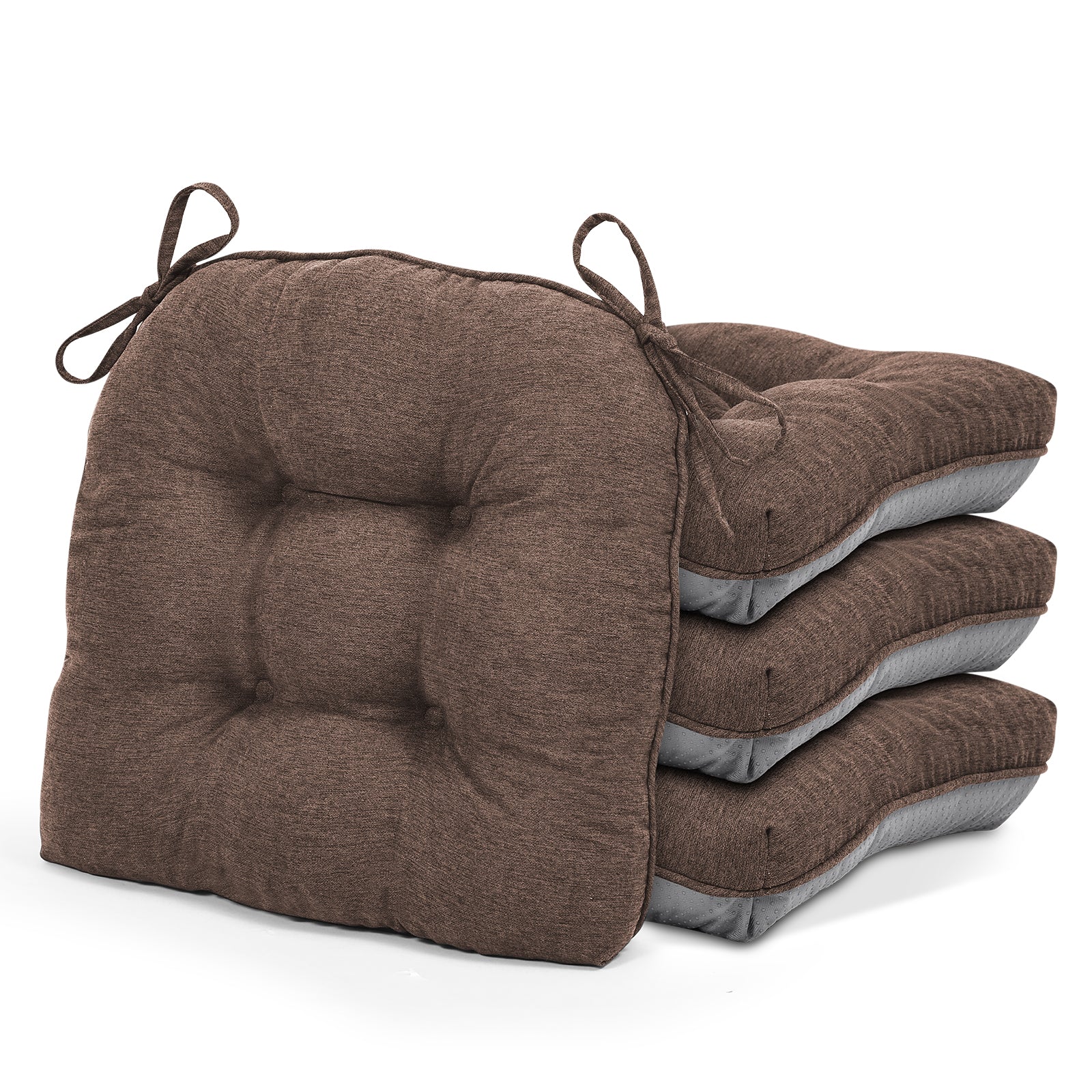 Chair Cushions for Dining Chairs Tufted Memory Foam Chair Pads Non-Slip Seat Cushions
