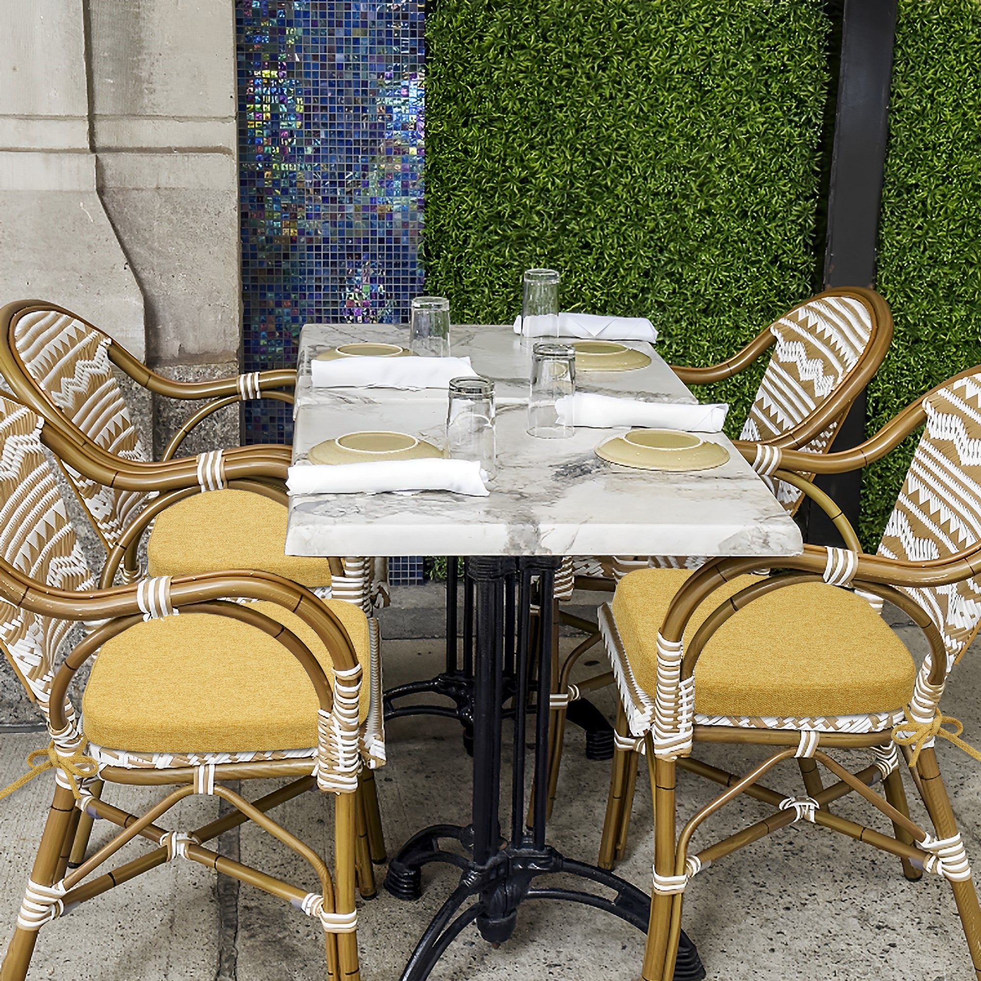 Square Memory Foam Dining Chair Cushion - Shinnwa