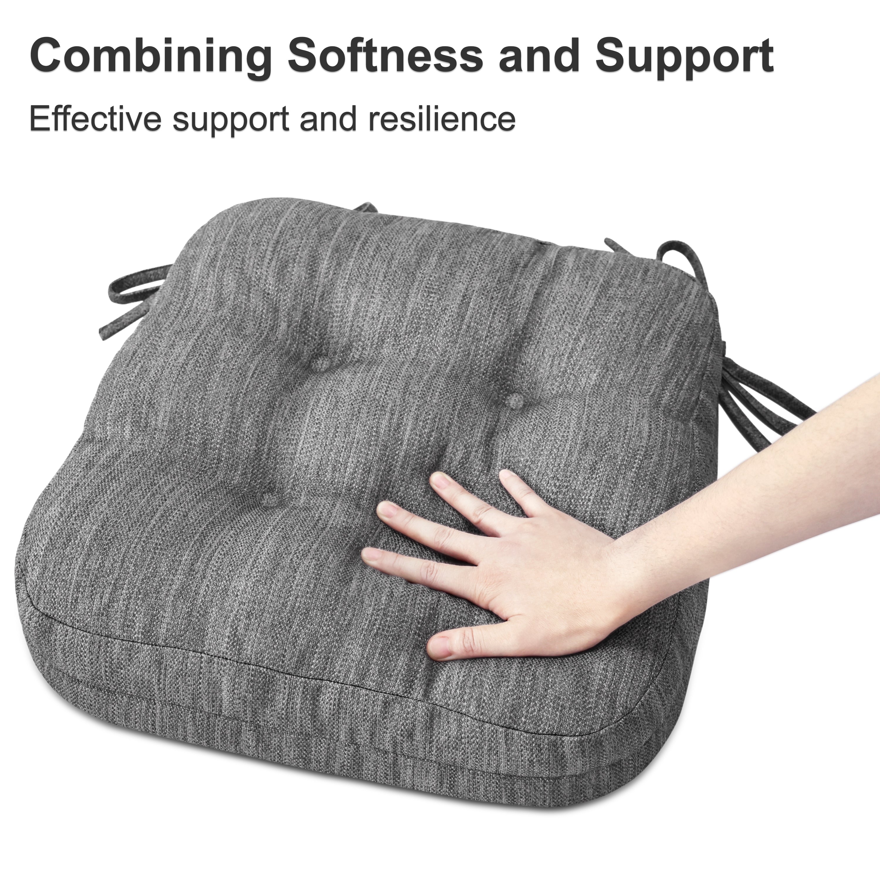 Dual-Layer Memory Foam Dining Chair Cushion - Shinnwa