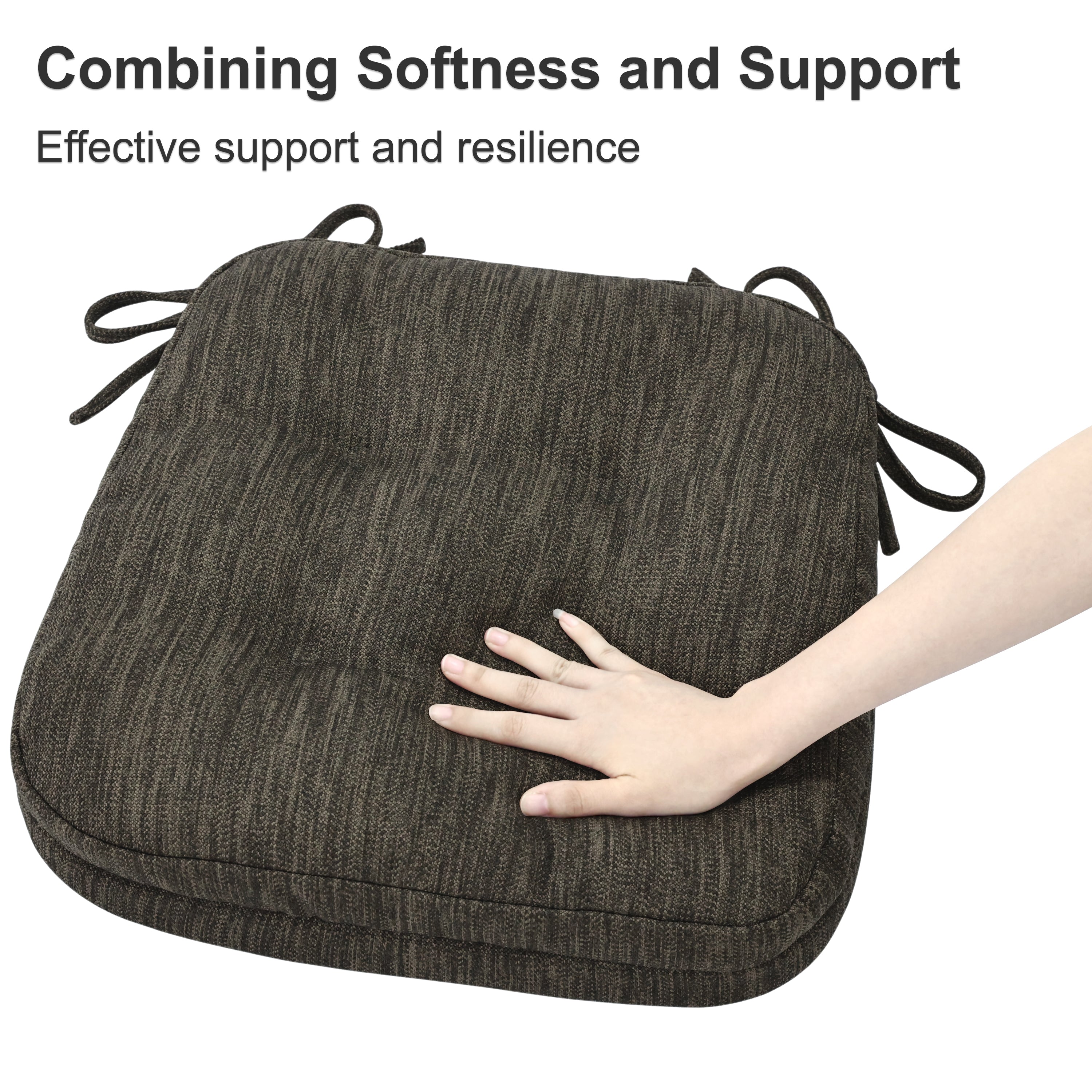 Dual-Layer Memory Foam Dining Chair Cushion - Shinnwa