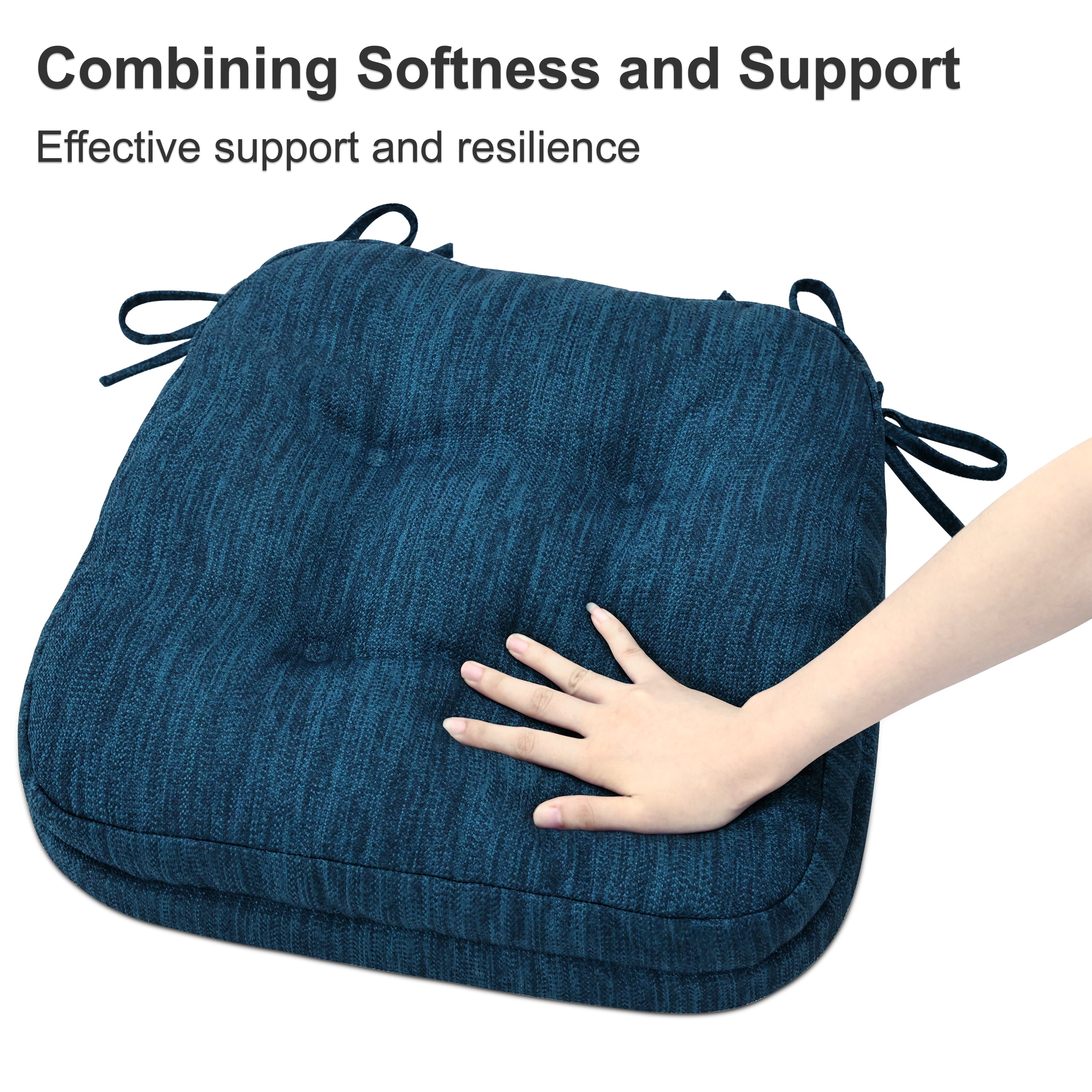 Dual-Layer Memory Foam Dining Chair Cushion - Shinnwa