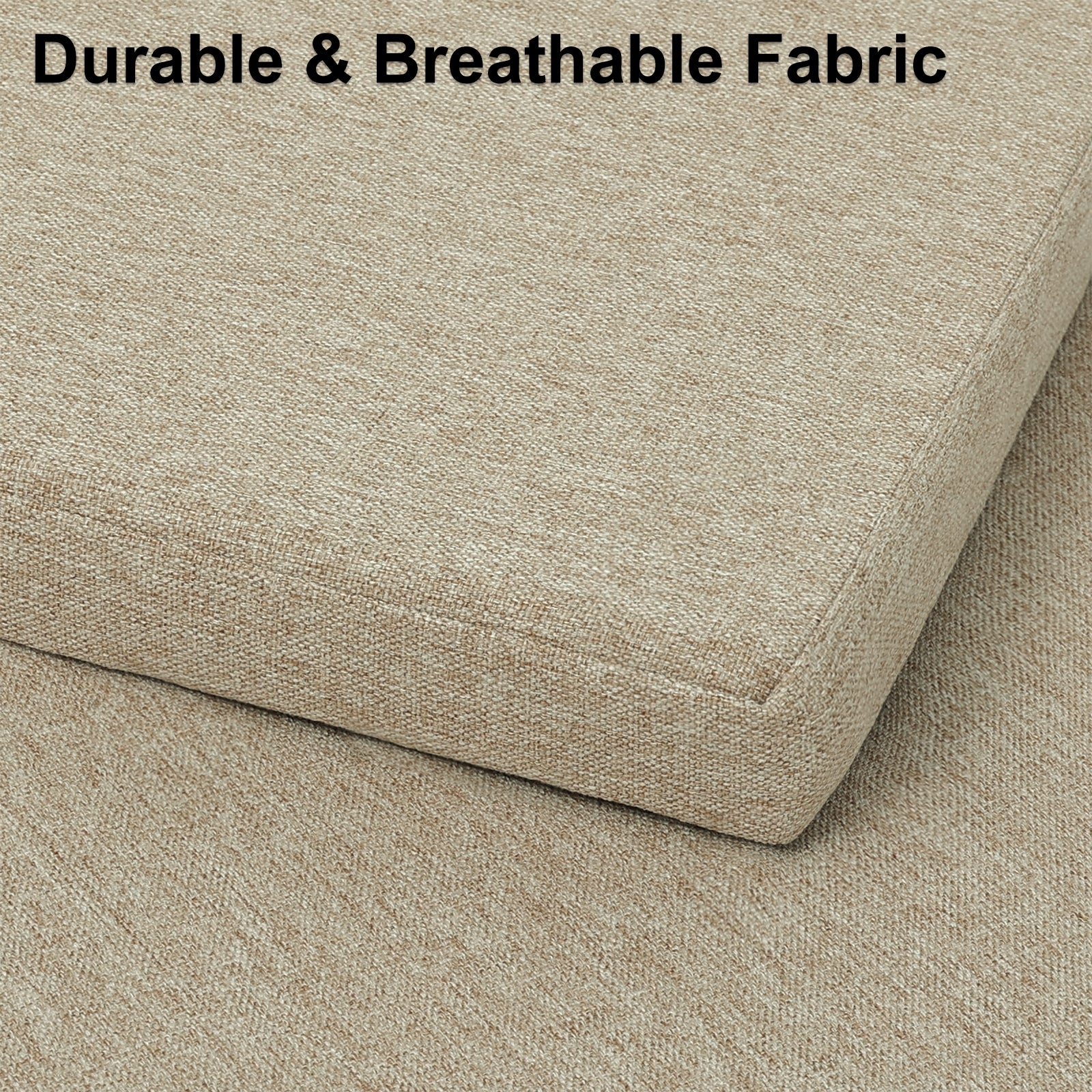 Dining Chair Cushions Set of 4 D-Shaped Seat Cushion - Shinnwa