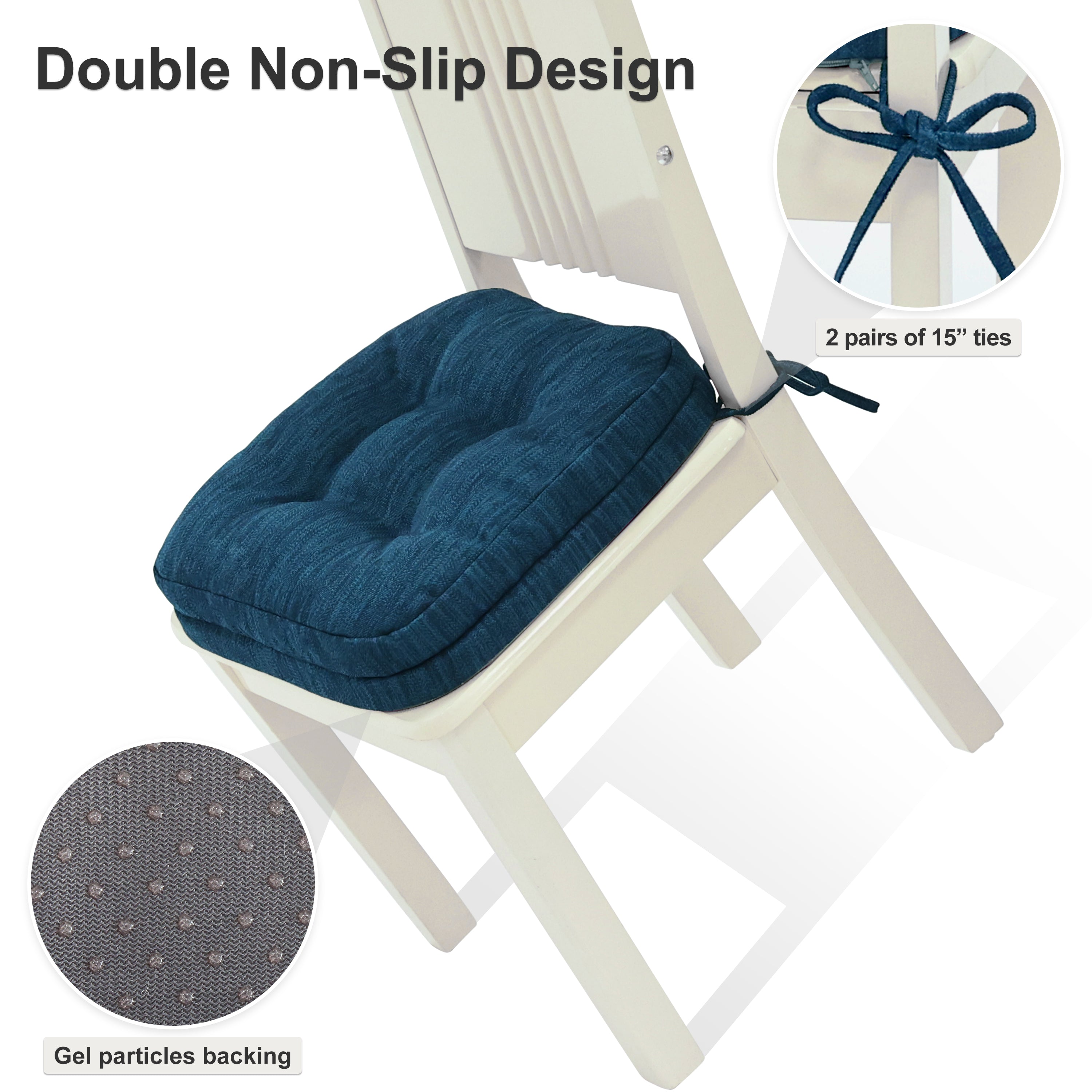 Dual-Layer Memory Foam Dining Chair Cushion - Shinnwa