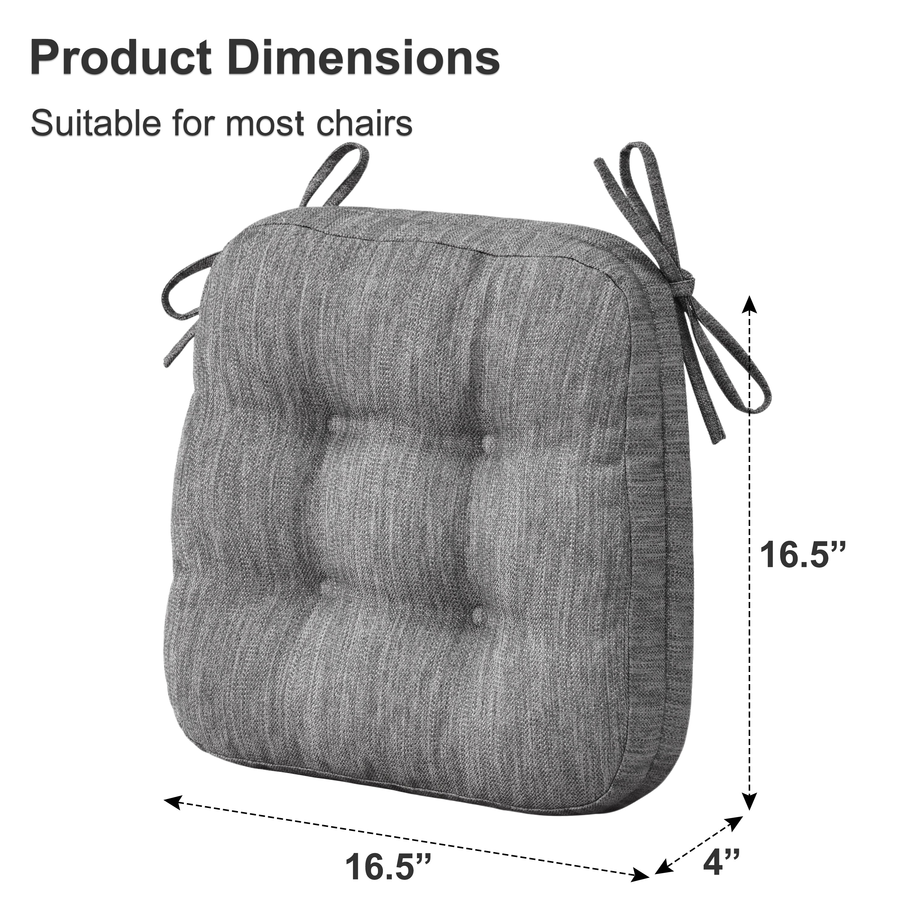 Dual-Layer Memory Foam Dining Chair Cushion - Shinnwa