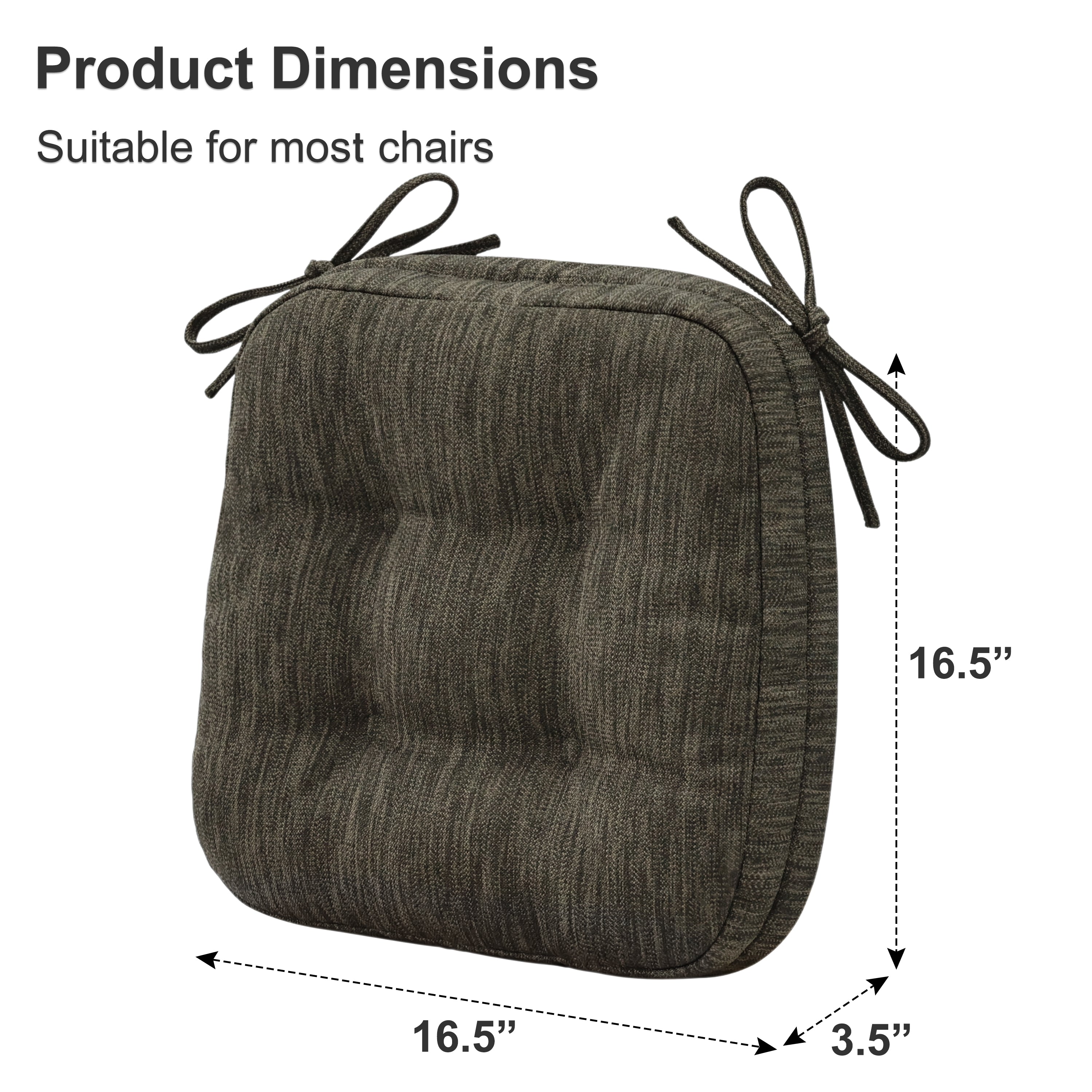 Dual-Layer Memory Foam Dining Chair Cushion - Shinnwa