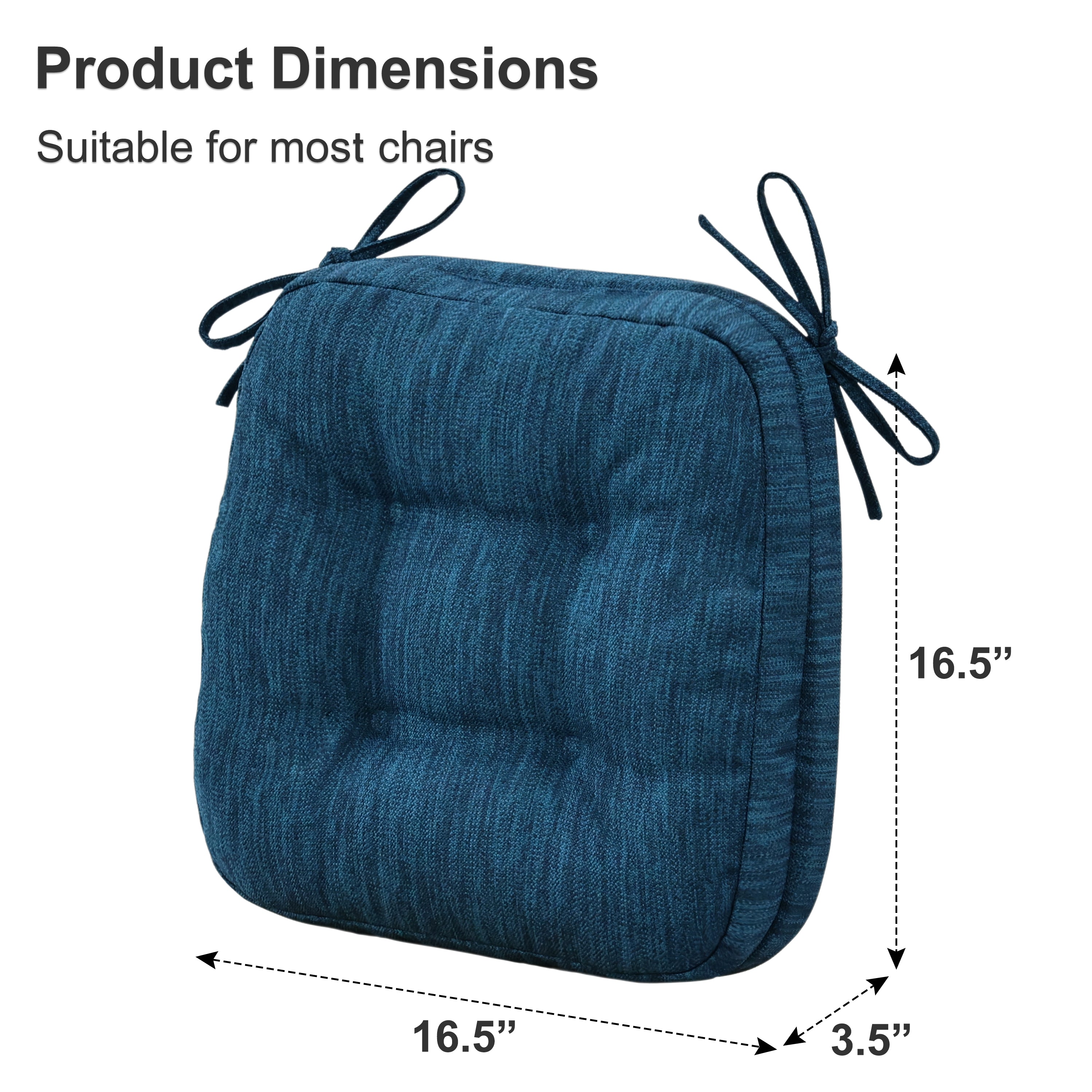 Dual-Layer Memory Foam Dining Chair Cushion - Shinnwa
