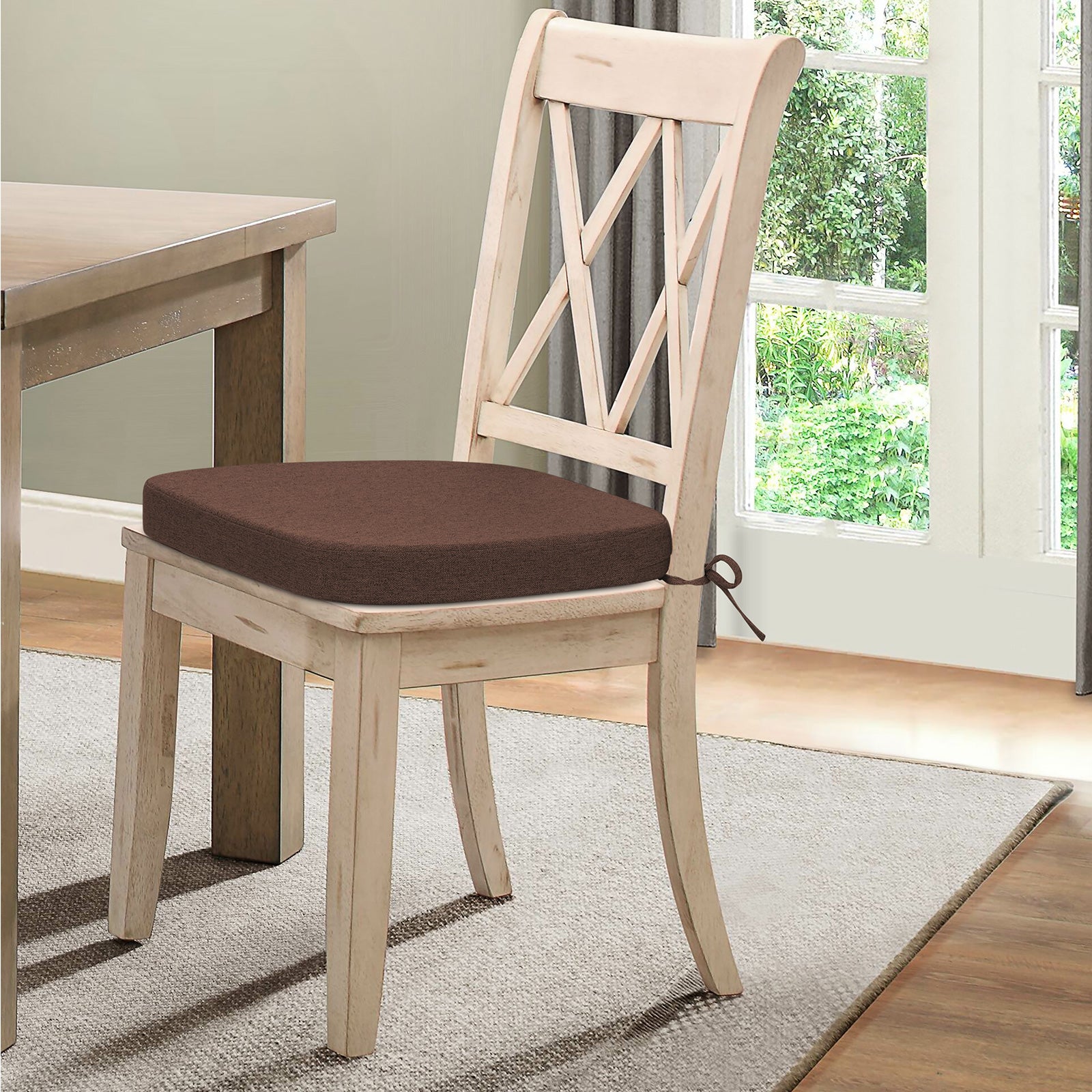 Memory Foam Dining Chair Cushions Comfy Dual-layer Seat Cushions - Shinnwa