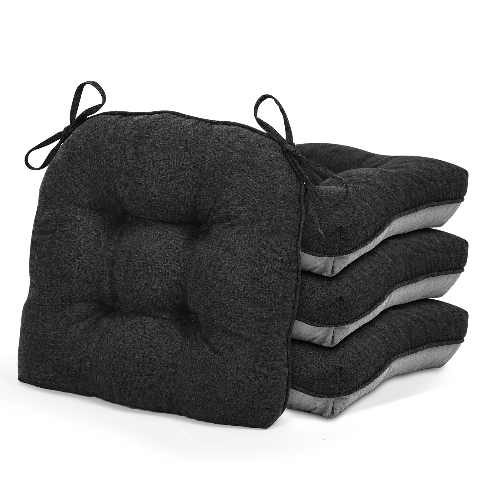 Chair Cushions for Dining Chairs Tufted Memory Foam Chair Pads Non-Slip Seat Cushions