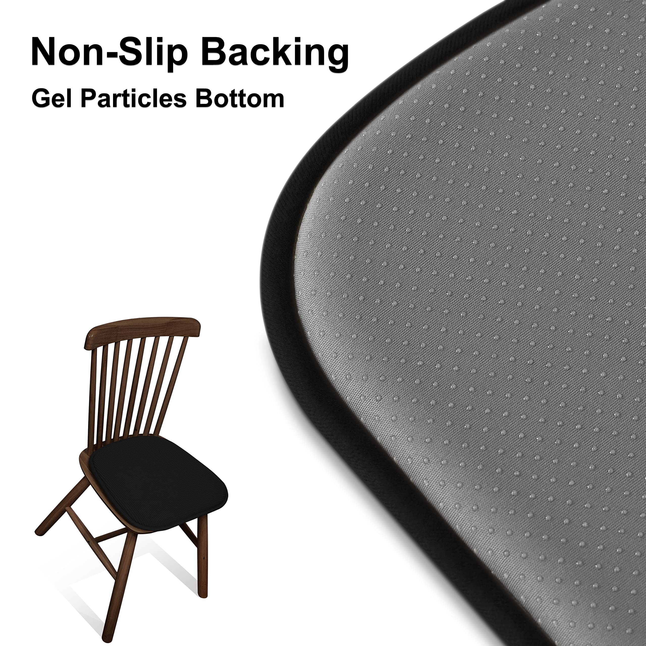 Dining Chair Cushions Soft Velvet Non Slip Chair Pads - Shinnwa
