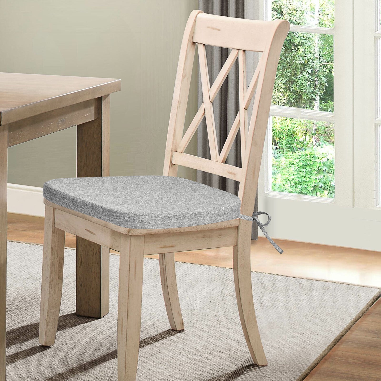 Memory Foam Dining Chair Cushions Comfy Dual-layer Seat Cushions - Shinnwa