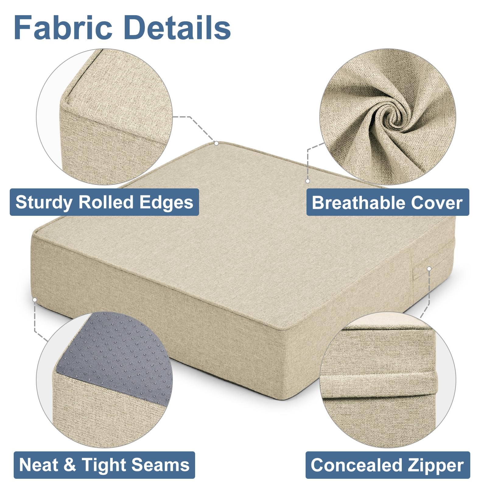 Recliner Chair Cushion Extra Large Memory Foam Seat Cushion
